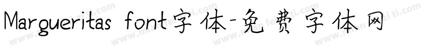 Margueritas font字体字体转换